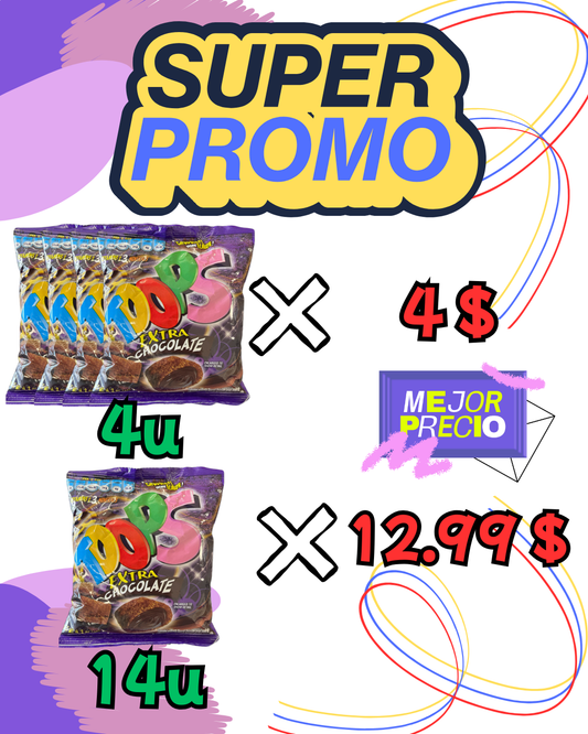 PROMO TOOPS Bolsa Extra Chocolate 120gr