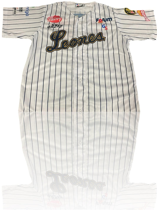 CAMISA BASEBALL LEONES