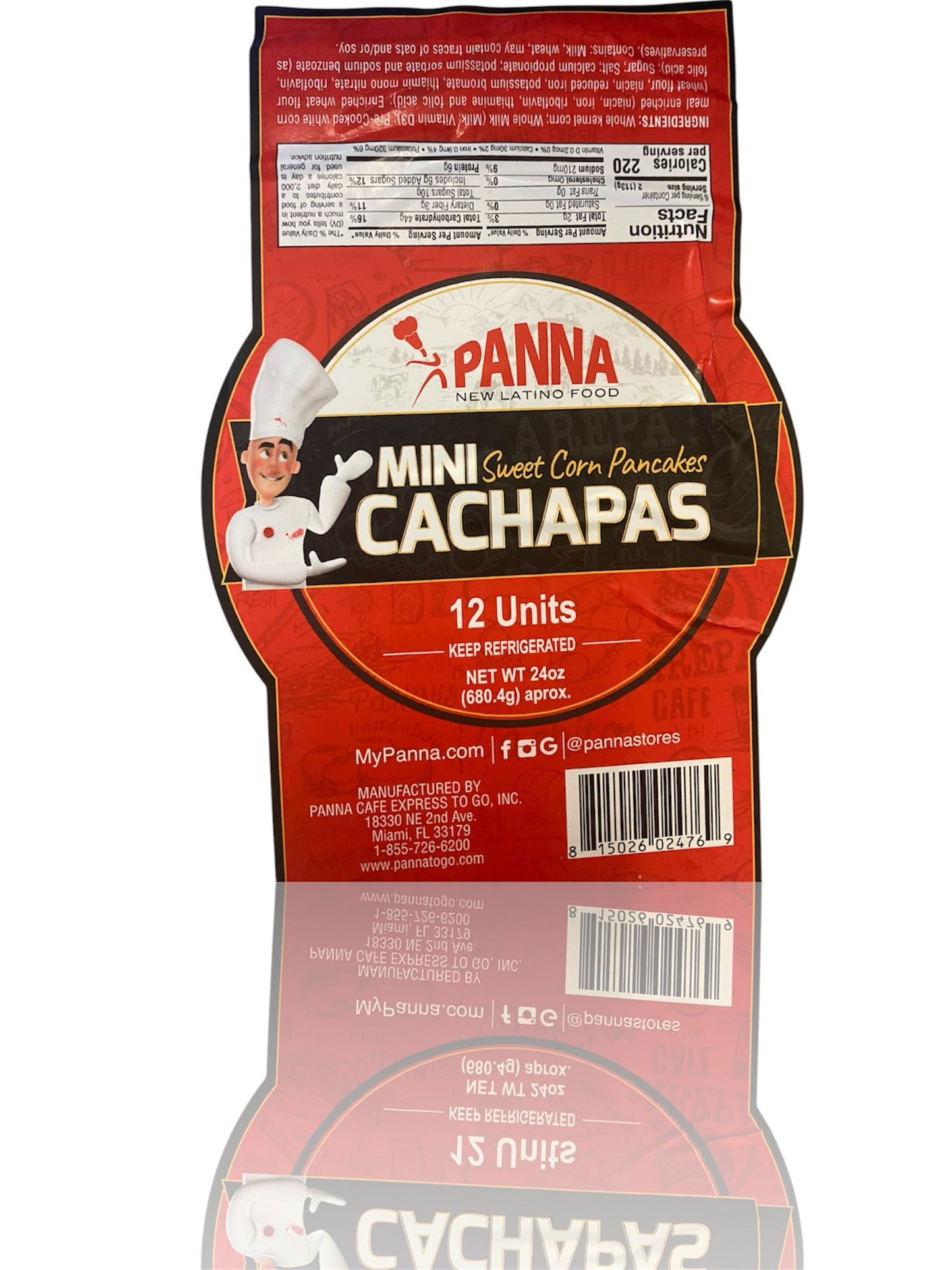 MINI CACHAPA PANNA TO GO 12U