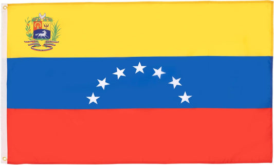 Bandera Venezuela 7 Estrellas 3x5in
