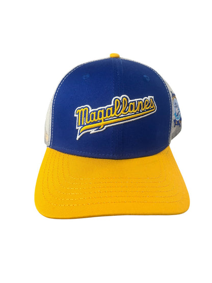 GORRA MAGALLANES AZUL con malla