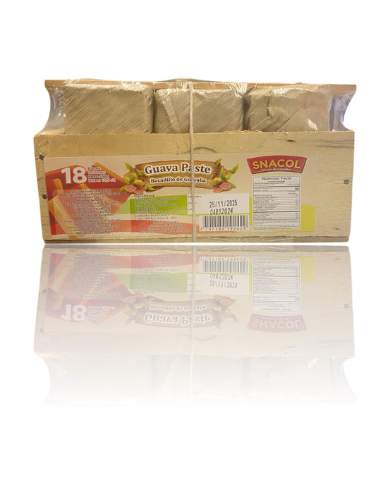 DULCE DE GUAYABA EN HOJA 18U
