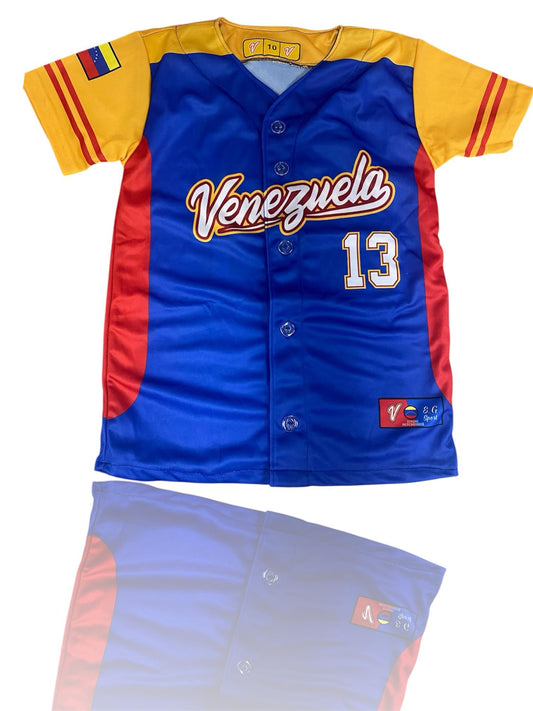 CAMISA VENEZUELA BASEBALL KIDS
