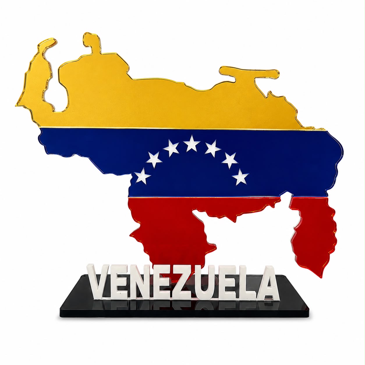 Artesanía Acrílica - Mapa Vzla