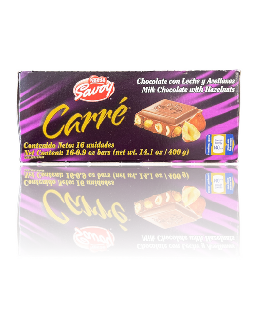 CHOCOLATE CARRÉ MINI CAJA 25gr