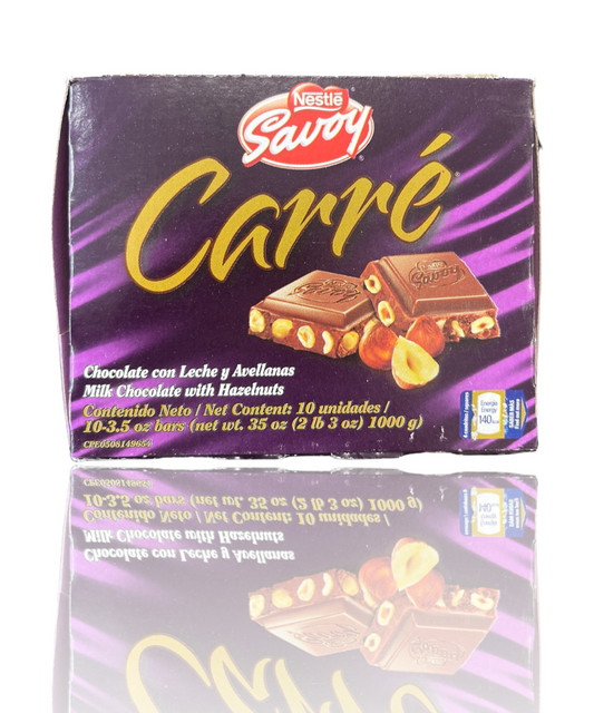 CHOCOLATE CARRÉ CAJA 100gr