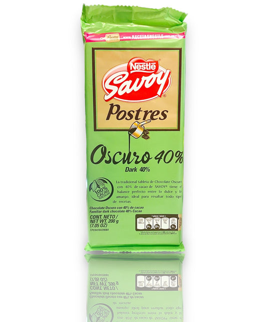 CHOCOLATE POSTRE 40% UNIT 200gr