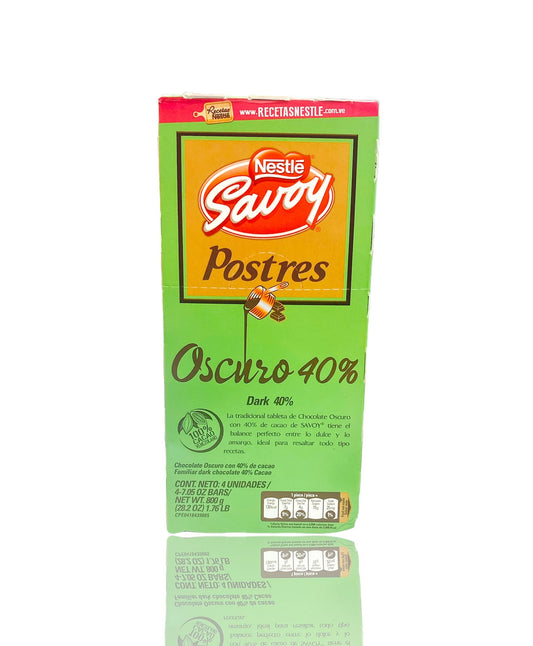 CHOCOLATE POSTRE 40% CAJA 200gr