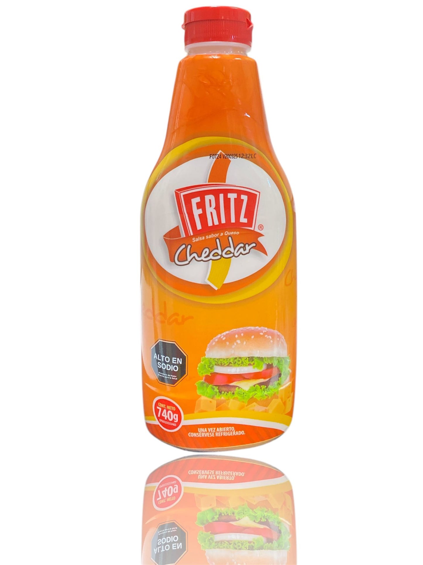 SALSA FRITZ 740G CHEDDAR