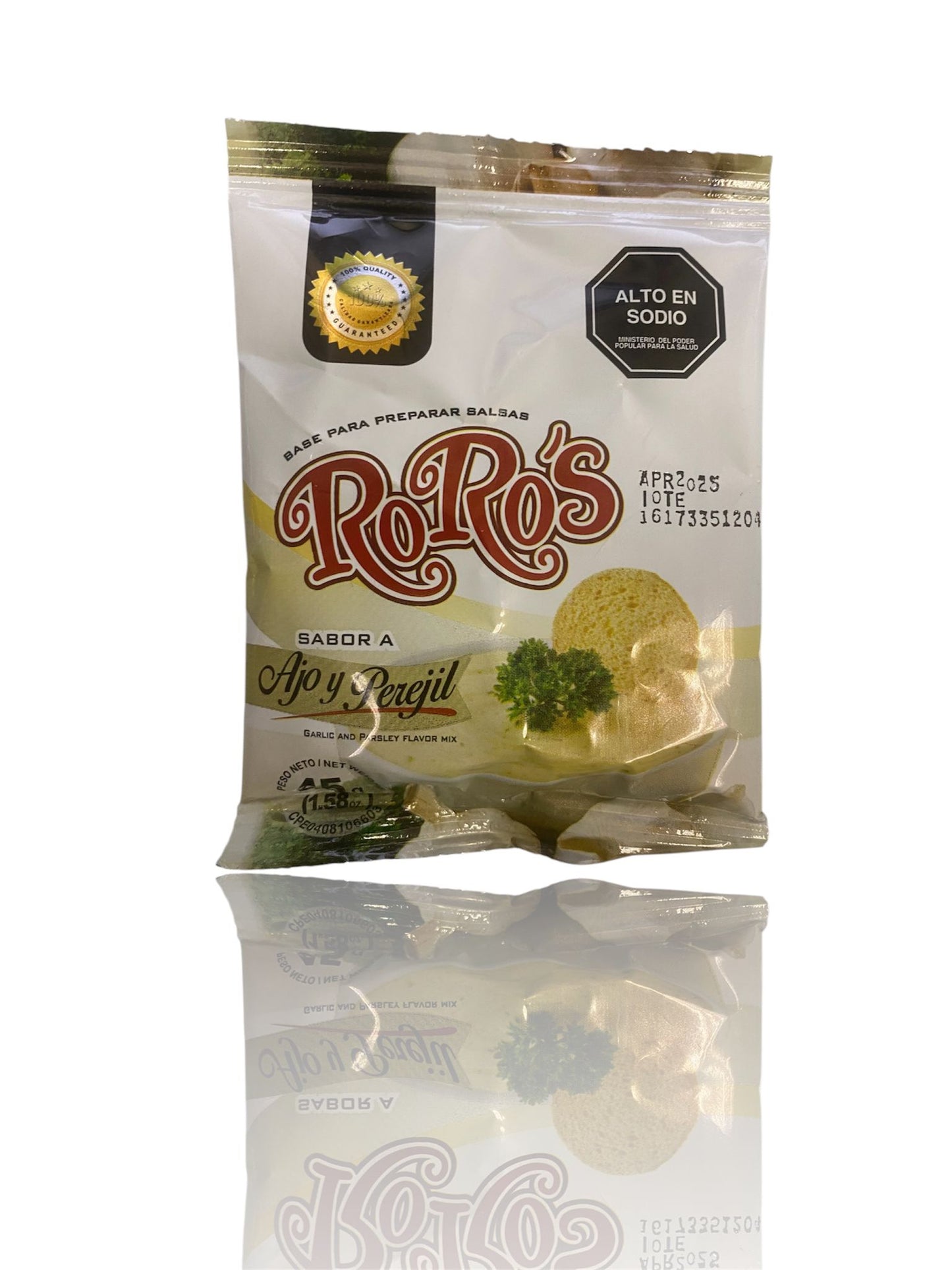 RORO'S BASE PARA SALSAS AJO Y PEREJIL